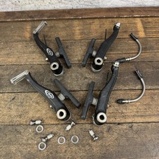 Avid 1.0 V-Brake Caliper Set Black F/R MTB Hybrid Bike Linear Pull Rim Brakes
