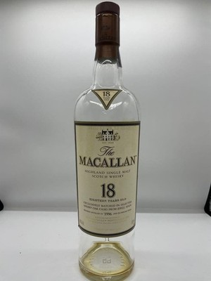 Macallan 1996 18year Old Empty Bottle Single Malt Scotch Whiskey Used From Japan