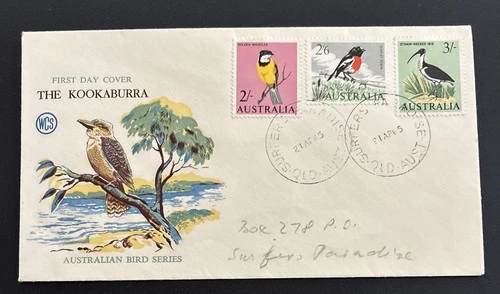 Australia FDC WCS 1965 The Kookaburra