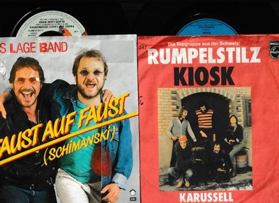 2 Vinyl RUMPELSTILZ Kiosk KLAUS LAGE Faust auf Faust Schimanski Schallplatte