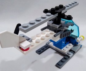 🔥LEGO City 30351 Police Helicopter w/ Minifigure ~ No Box or Instructions