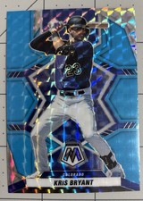 Kris Bryant 2022 Mosaic Blue Fluorescent Mosaic 4/15 SP