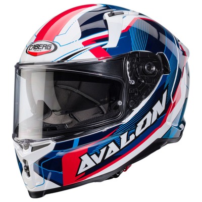 Caberg Integralhelm Avalon X Optic weiß/blau-rot - Größe XL