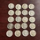 Roosevelt Dimes Silver 90% Mixed Dates/Mint Marks 1946-64 Lot of 20 Nice!!