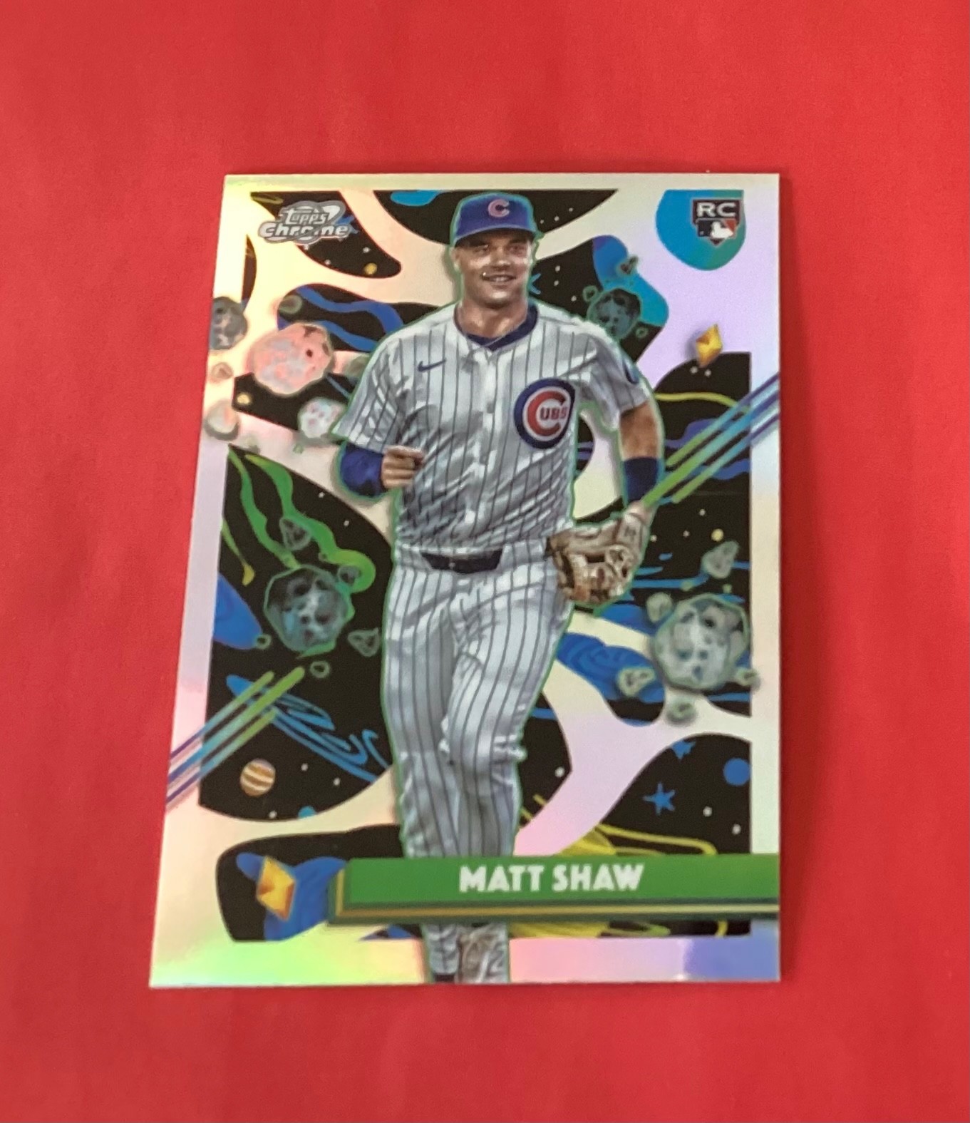 Matt Shaw 2025 Topps Chrome Cosmic Refractor  #35 Cubs 🐻⚾️