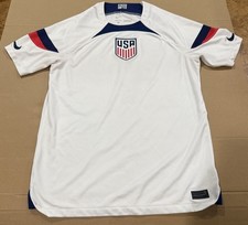 Nike Vapor Match USA Home Soccer Jersey White MEDIUM DN0638-101 Authentic