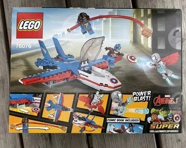 LEGO Marvel Super Heroes 76076 - Captain America Jet Pursuit - Photo 1/4