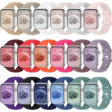 18 Pack Sport Bands Compatible with Apple Watch Band 38mm 40mm 41mm 42mm 44mm...