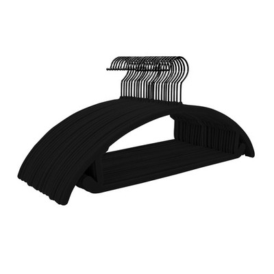 Premium Velvet Hangers 50 Pack Heavyduty- Non Slip No Shoulder Bump Suit Hang...
