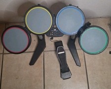 Harmonix 822148 PS2 PS3 Rock Band Wired Drum Set Foot Pedal Tested
