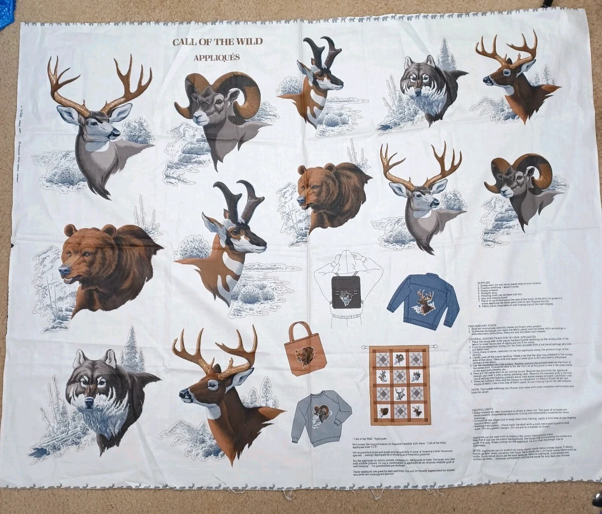 Appliqués De Vacances « Animaux De La Ferme » Par Cranston Print – Lot De Panneaux Décoratifs Neufs