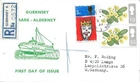 Guernsey-SARK 1967 EUROPA Miniature Sheet Illustrated FDC - Commodore Shipping