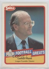 1989 Swell Football Greats Lamar Hunt #40 HOF 7v7