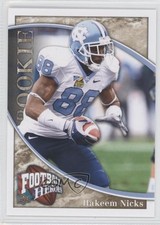 2009 Upper Deck Football Heroes Rookie Hakeem Nicks #157 0w8