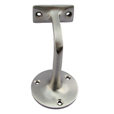 Handrail Bracket Bannister Stair Rail Support Chrome Brass Satin Black White 2-6