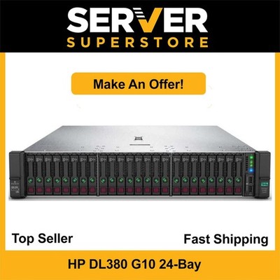 HP ProLiant DL380 G10 Server 2x Gold 6138 = 40 Cores P408i 768GB 2x NEW 1TB SSD