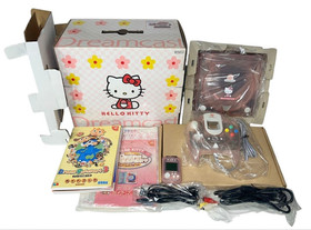 Sega Dreamcast console Hello Kitty Pink LED Boxed NTSC-J Tested Japan
