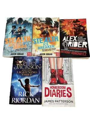 Childrens Books Bundle X 5 KS2 Reading Books Inc 1st Of Series Adventure Shd5 - Image 1 of 4