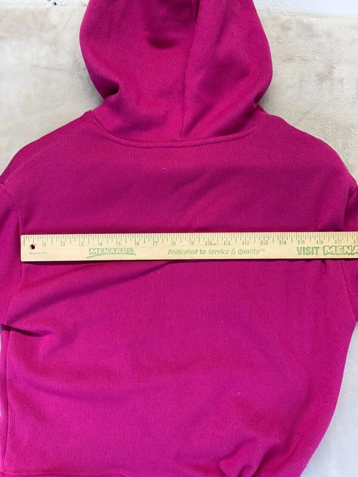 UNDERCOVER Victoria's Secret ROSA Crop Felpa con Cappuccio Donna Taglia S Rosa Maglia Manica Lunga Pullover