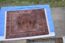 KARASTAN RUG 700 Series 717 Multi Color Panel Kirman 8.8x12 Very Nice KR914