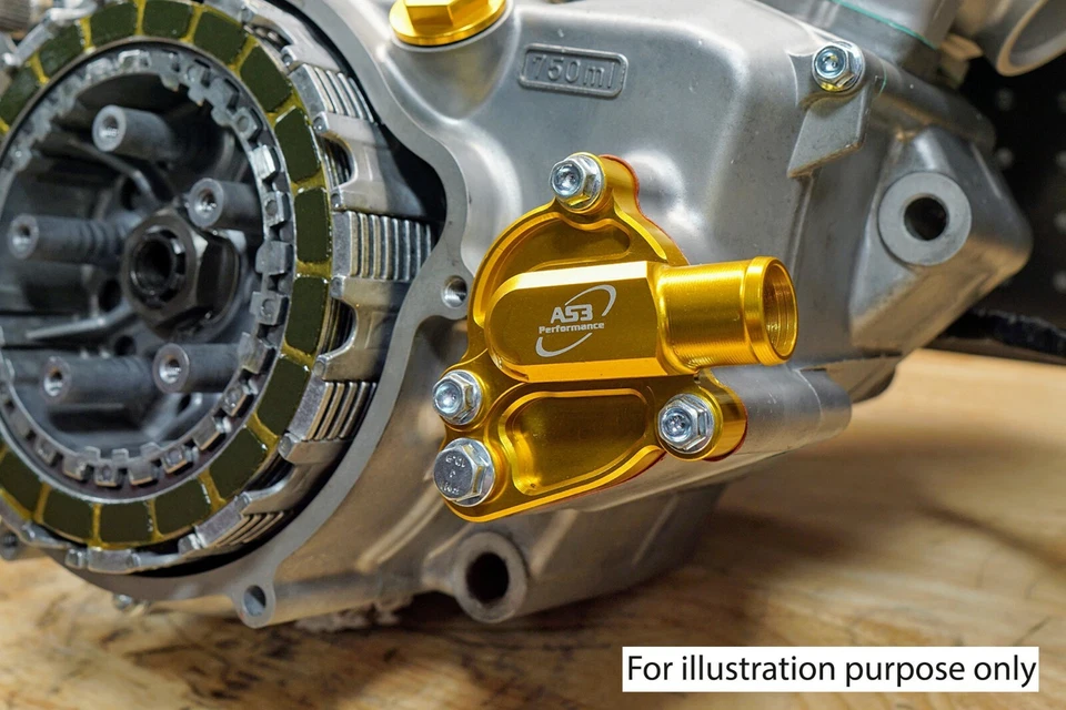 TAMPA DE BOMBA DE ÁGUA AS3 para HUSQVARNA TC 125 16-22 TX 125 17-19 TE 150 17-23 - Imagem 4 de 4