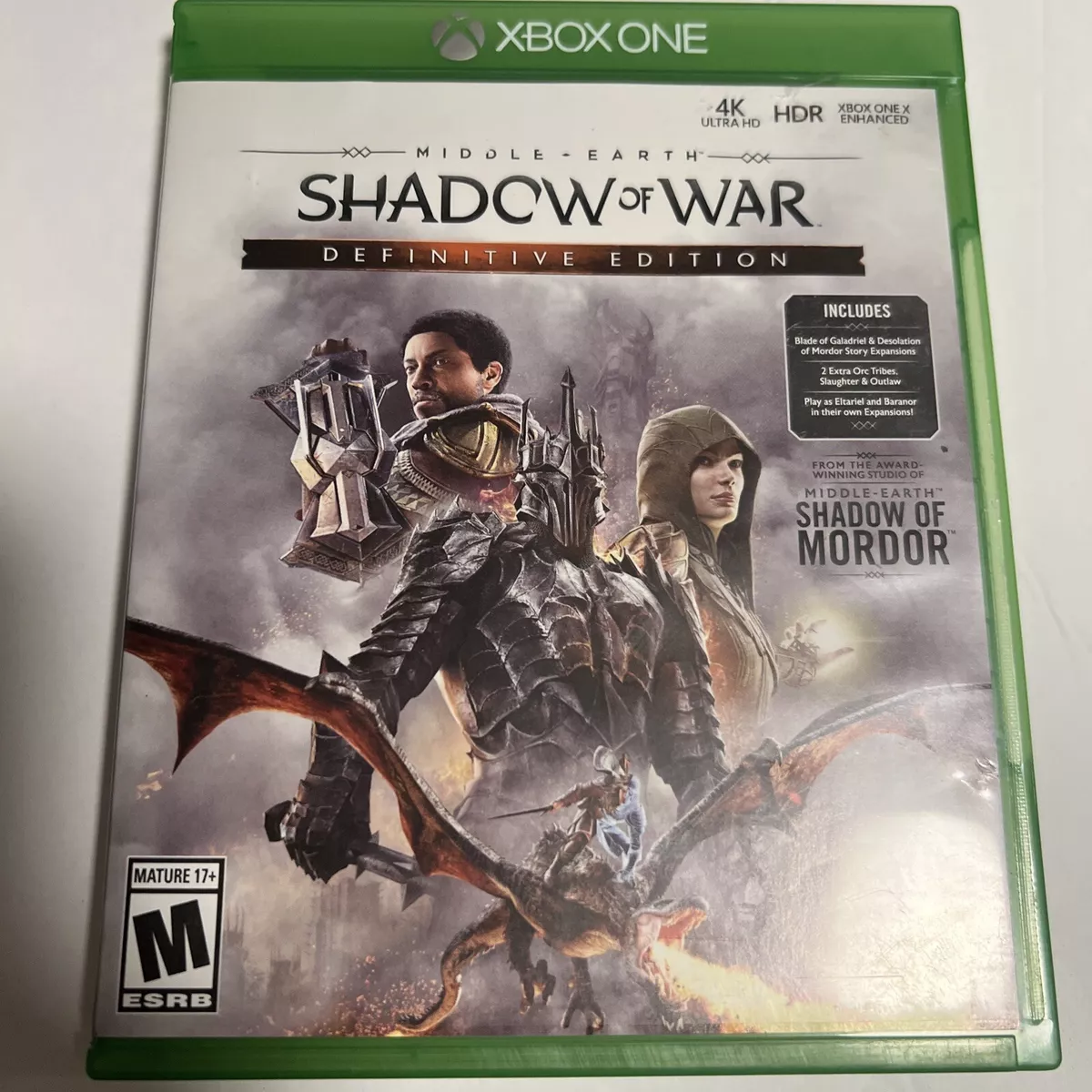 Middle-Earth Shadow Of Mordor Xbox One