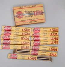 Vintage Scripto Long Drawing Leads No. E520 Lt. Blue