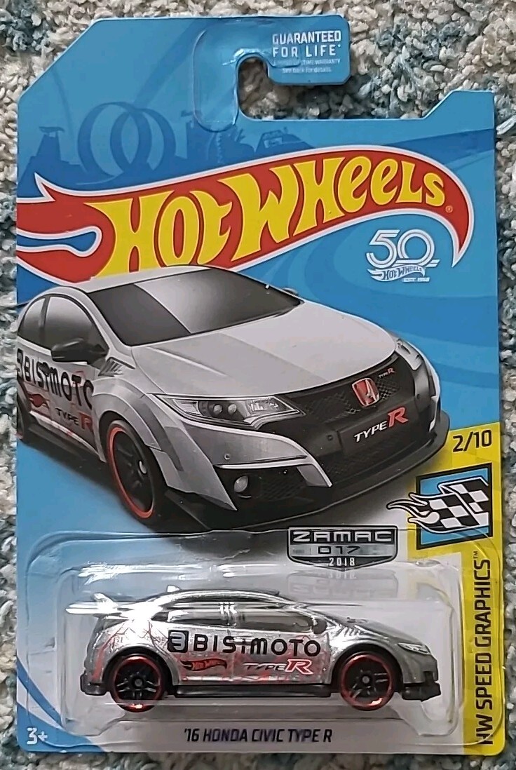 Hot Wheels '16 Honda Civic Type R Zamac 2018 JDM