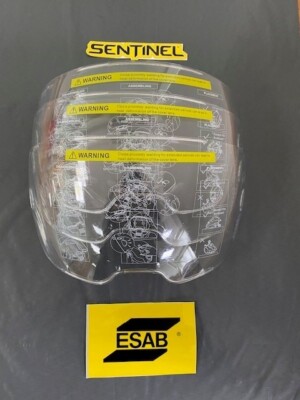 Original ESAB Sentinel A50/A60 äußere Linse - klar (3er Pack) - KOSTENLOSER VERSAND