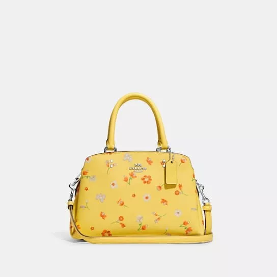 Yellow coach handbag sale
