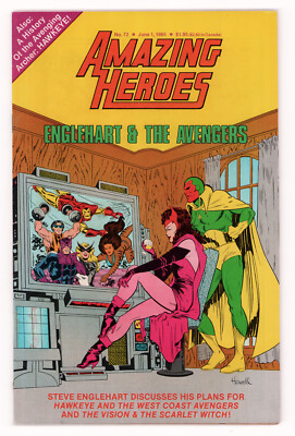 MARVEL - わん Amazing Heroes #72, MAN BAT, HAWKEYE, VISION, SCARLET WITCH