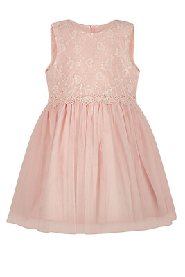 544188 Eisend Happy Girls Mädchen Kleid festlich rose Tüll  NEU Gr. 92 - 128