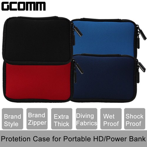 GCOMM Soft Light Carrying Case Extra Thick for External Hard Drive Power Bank - 第 3/7 張圖片