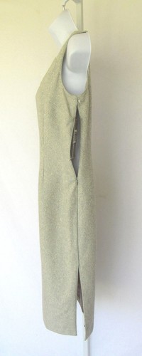 NEU MIT ETIKETT ANNE KLEIN WOLLE BAUMWOLLE SEIDE KLEID GRÖSSE 6 MEER GLASFARBE GEFÜTTERT - Bild 12 von 12