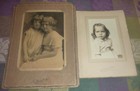 Doris Elsie & Glenna Isabel Bates + Bette Bates Swanton Cabinet Photos