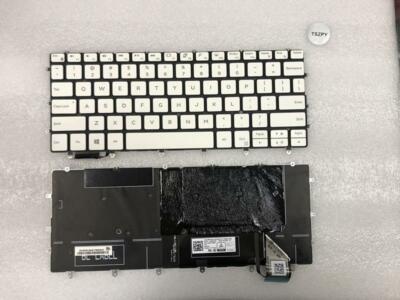 NEW FOR Dell  XPS 13-9370 9317 9380 9305 7390 P82G US white backlit keyboard