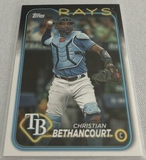 2024 Topps Series 1 Baseball Christian Bethancourt Tampa Bay Rays base card #96