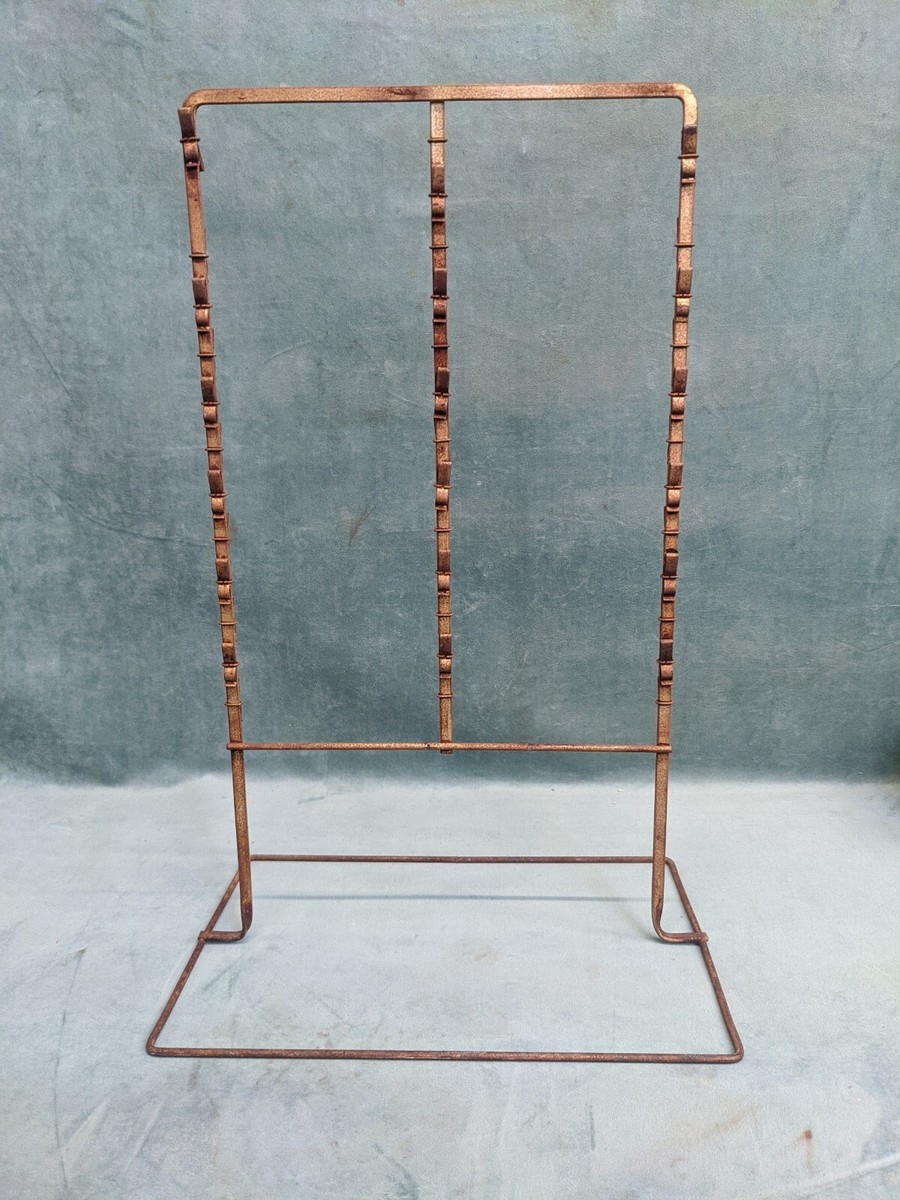 Vintage Metal Chip Rack Display Stand Advertising Countertop