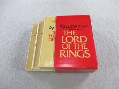 Lord of the Rings Trilogy Box Set 2nd Edition Paper Back 1965 Revised 1978 Books