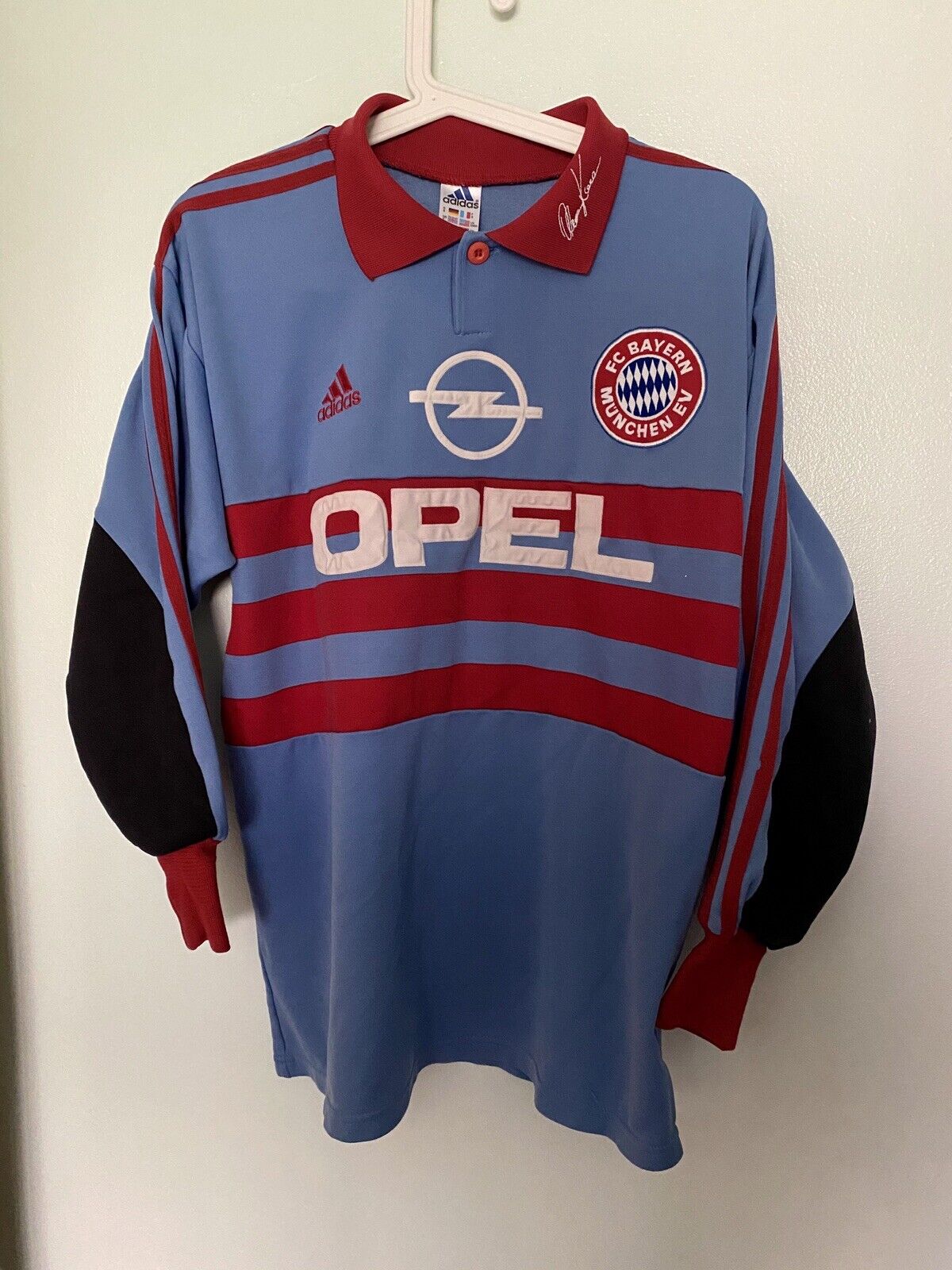 Oliver Kahn Bayern Munich 1998-1999 Home Goal Keeper Jersey Trikot