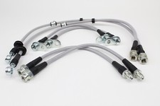 Techna-fit Stainless Steel Braided Brake Lines For 2007-2013 Chevrolet Avalanche
