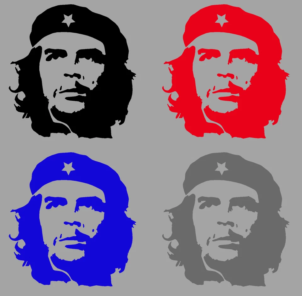 Aufkleber Sticker Che Guevara Auto Laptop div. Farben Rebelle Revolution Kuba