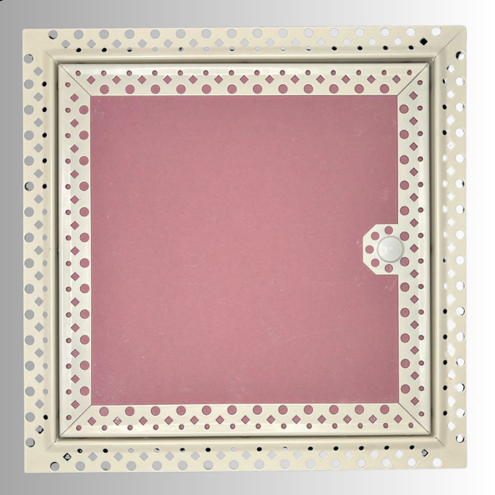 Fire Rated Plasterboard Access Panel – Beaded Frame with Lock (Multiple Sizes)