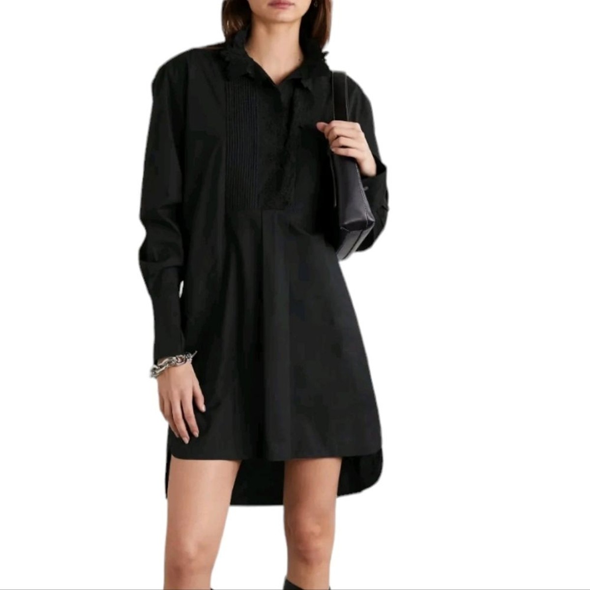 isabel marant shirt dress ISABEL MARANT Fanely cotton and hemp-blend mini shirt dress