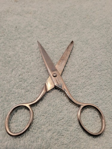Vintage Kleencut Forged Steel Sewing Scissors Board of Education Chicago - Picture 3 of 9