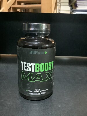 Sculptnation TEST BOOST Max Testosterone Build Muscle Men 60 CAPS NEW SEALED