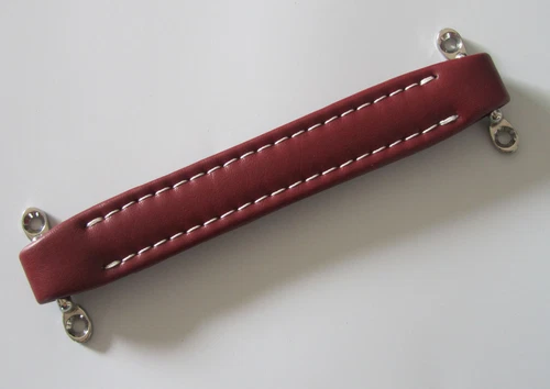 Red Vintage Style Guitar AMP Amplifier Leather Handle for Fender Ampeg AMPS