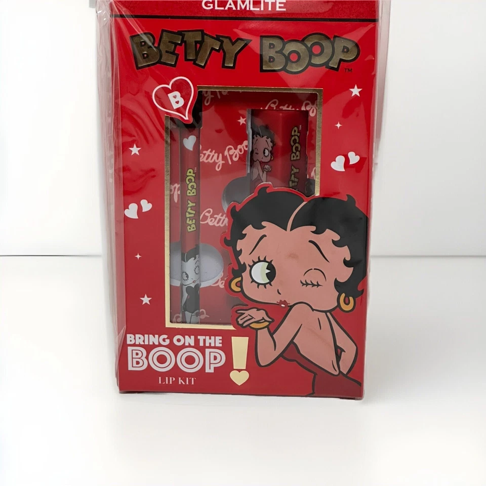Glamlite Betty Boop Kit: Creamy Red Lipstick + Velvet Lip Liner- Collector’s Box - Image 3 of 4