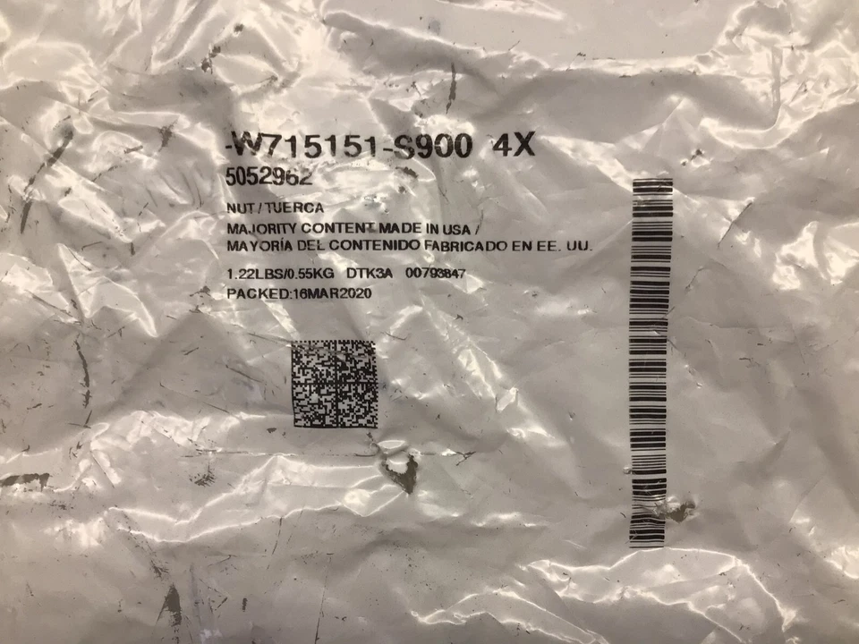 Paquete de 4 tuercas de leva de ajuste OEM Ford F-150 2004-2014 W715151-S900 Foto 3 de 4