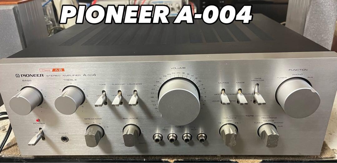PIONEER ステレオアンプ A-004 【公式通販】